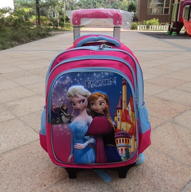 frozen school bags with wheels