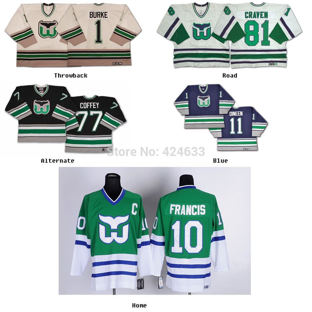 hartford whalers away jersey