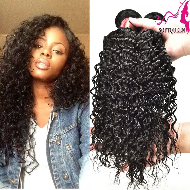 Top Grade Peruvian Deep Wave Hair Malaysian Indian Brazilian Remy Virgin Hair Wet And Wavy Human Hair Products Soft Queen Hair Canada 2019 From