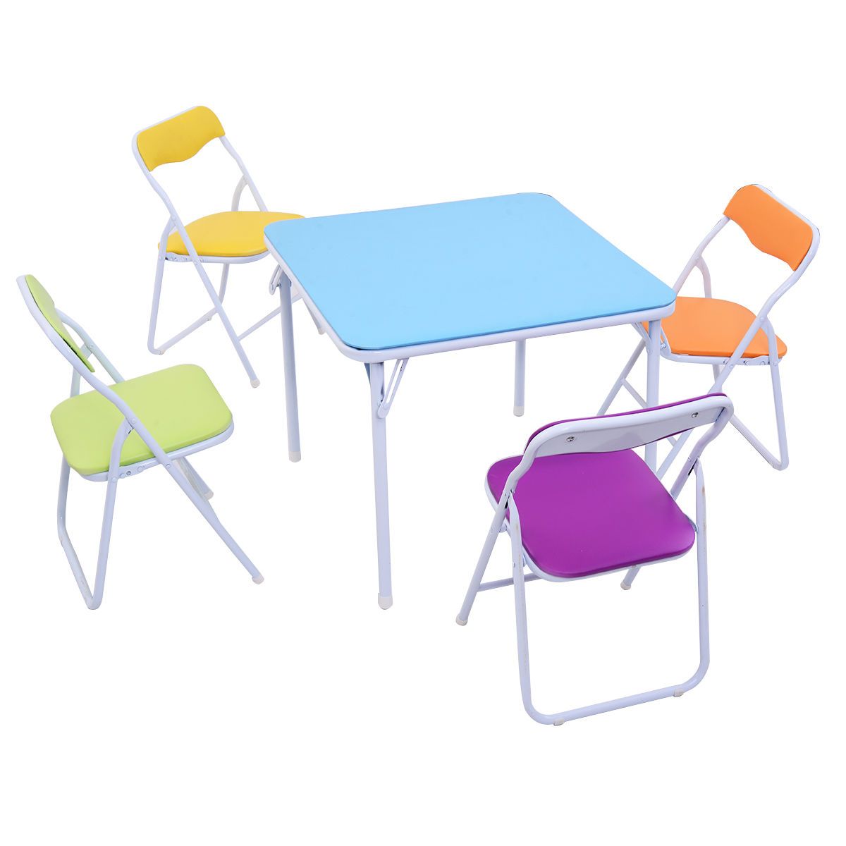 kids folding table set