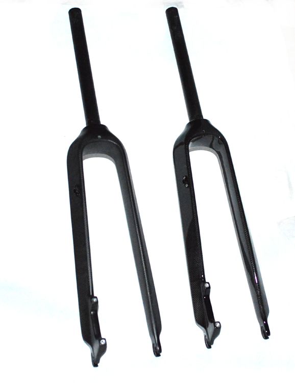 Discount Bicycle Fork Carbon Tapered Black Full Carbon Fiber Disc Brake