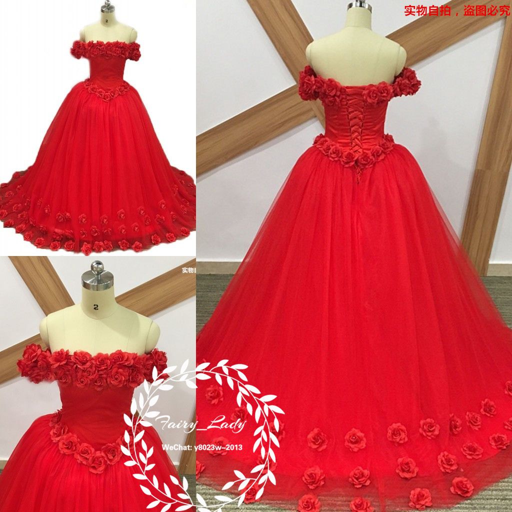 red quinceanera dresses 2018
