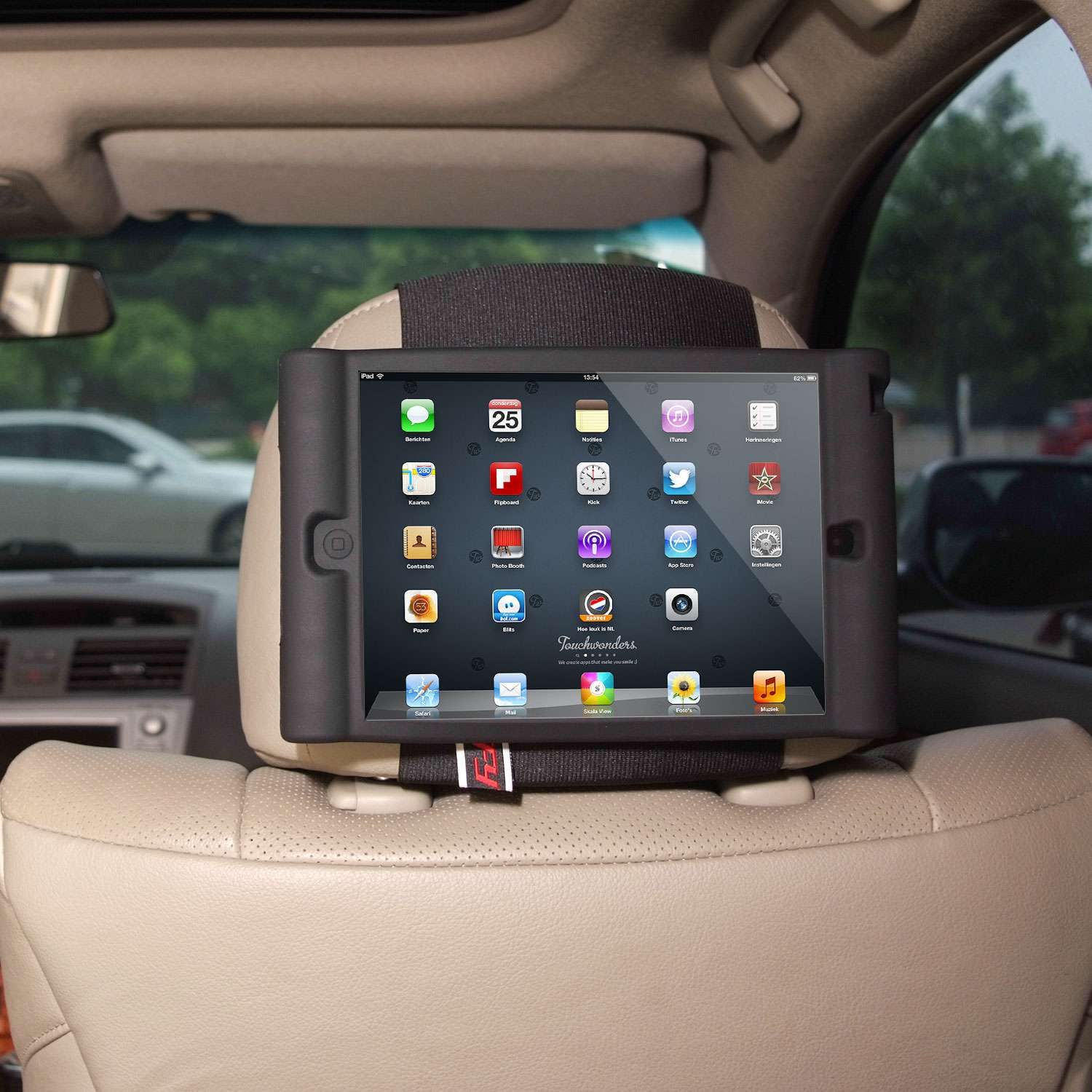 TFY Kids Car Headrest Mount Holder For IPad Mini 4 Detachable