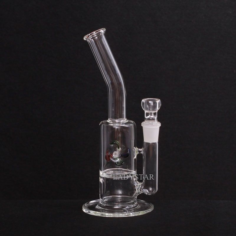 2021 2015 18mm Ash Catcher Clear Glass Bong Windmill Glass Water Pipes