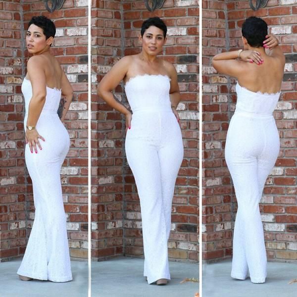 white jumpsuit for party