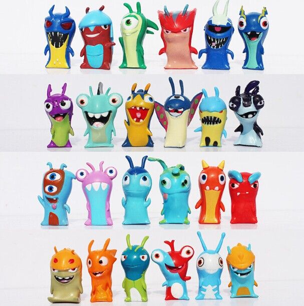 Envío Gratis lindo de dibujos animados Slugterra Figuras Juguetes Muñecas PVC regalo para los