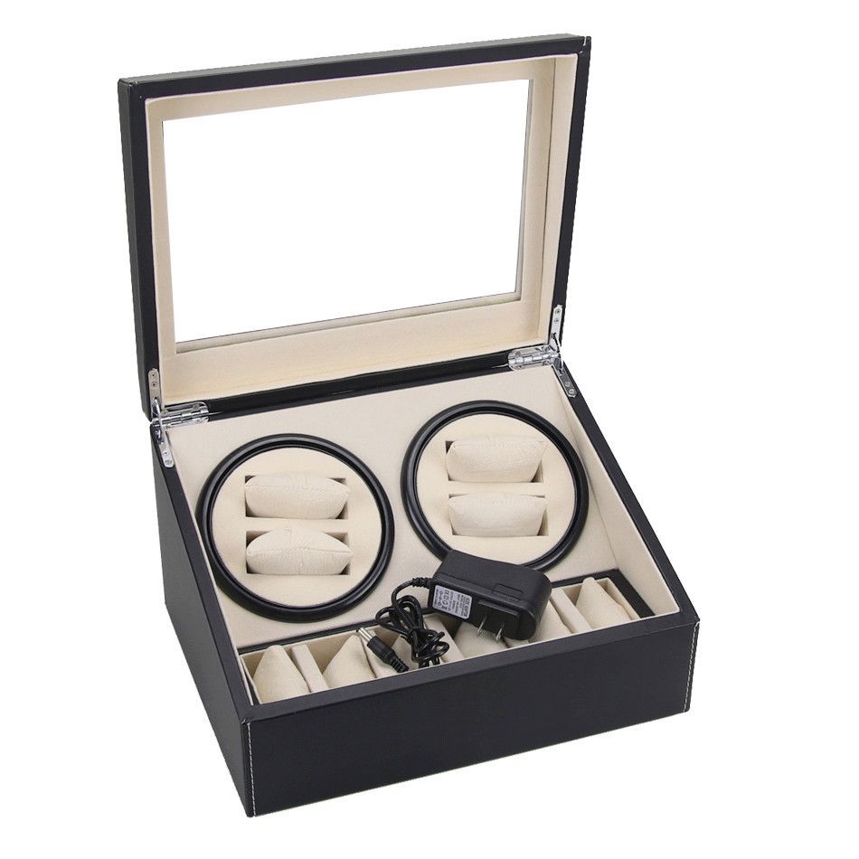 4+6 orologi automatici Custodia per orologi PU Leather automaticamente orologi DREHER Cassetta Custodia per orologi DHL 