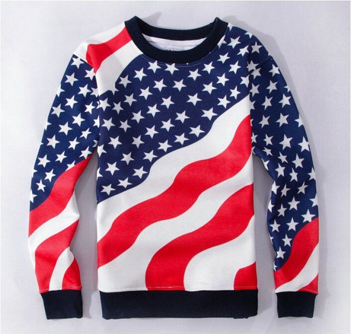 2021 2015 New Fashion Men/Women Running Sport Suits American Flag 3d ...
