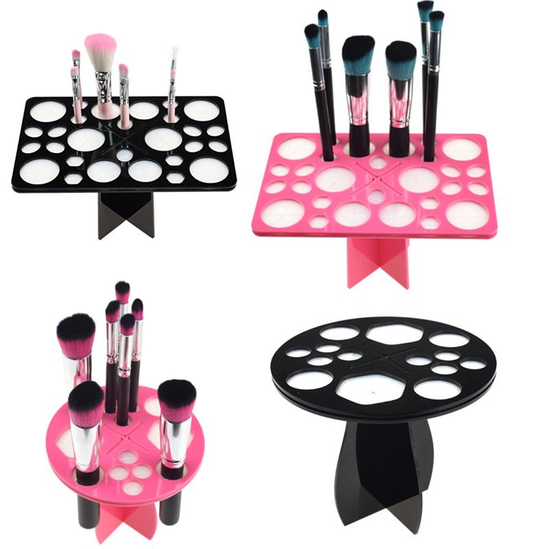 New Makeup Brushes Holder Stand Tree Dry Brush Hold Brushes Accessories