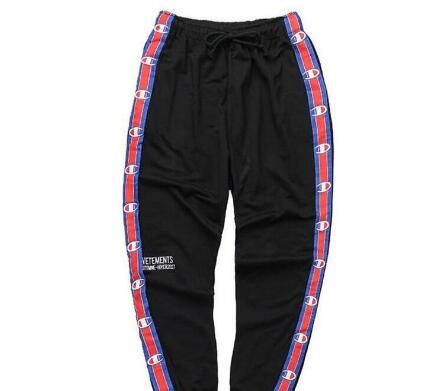 Wholesale Best Quality Tidel Base Mens VETEMENTS Trend CHAMPION Europe And United States Hip Hop Style PALACE Streamer Pants And Mens DHgate.Com