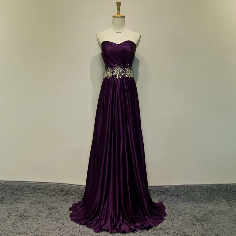 deep purple maxi dress