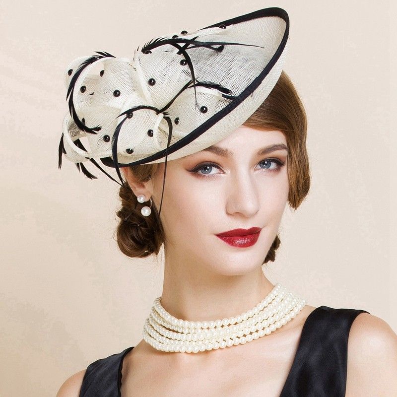 white formal hat