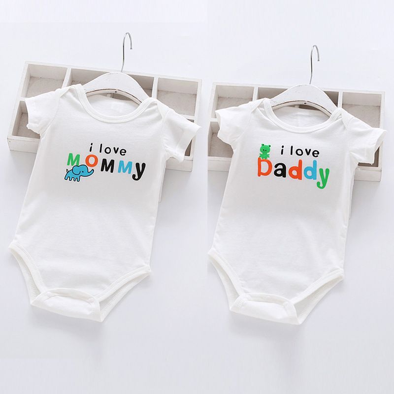 i love mommy and daddy baby clothes