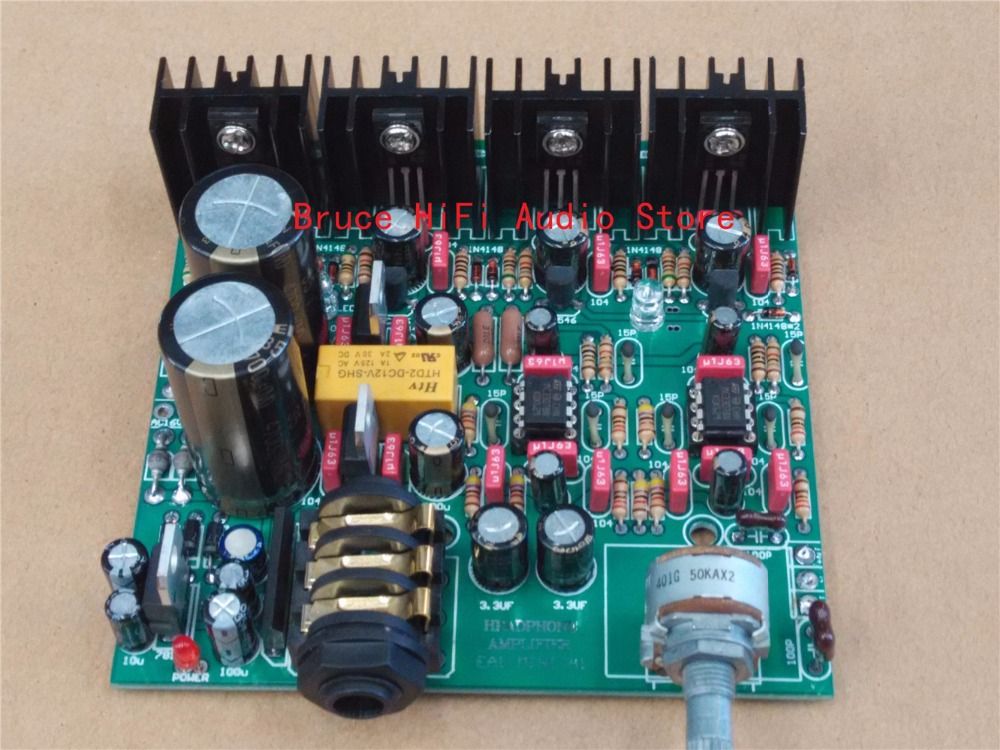 Ea1 Hifi Headphone Amplifier Diy Kit Ref Beyerdynamic A1 With Upc1237 Protection Computer Speakers Dj Equipment From King2 Dhgate Com