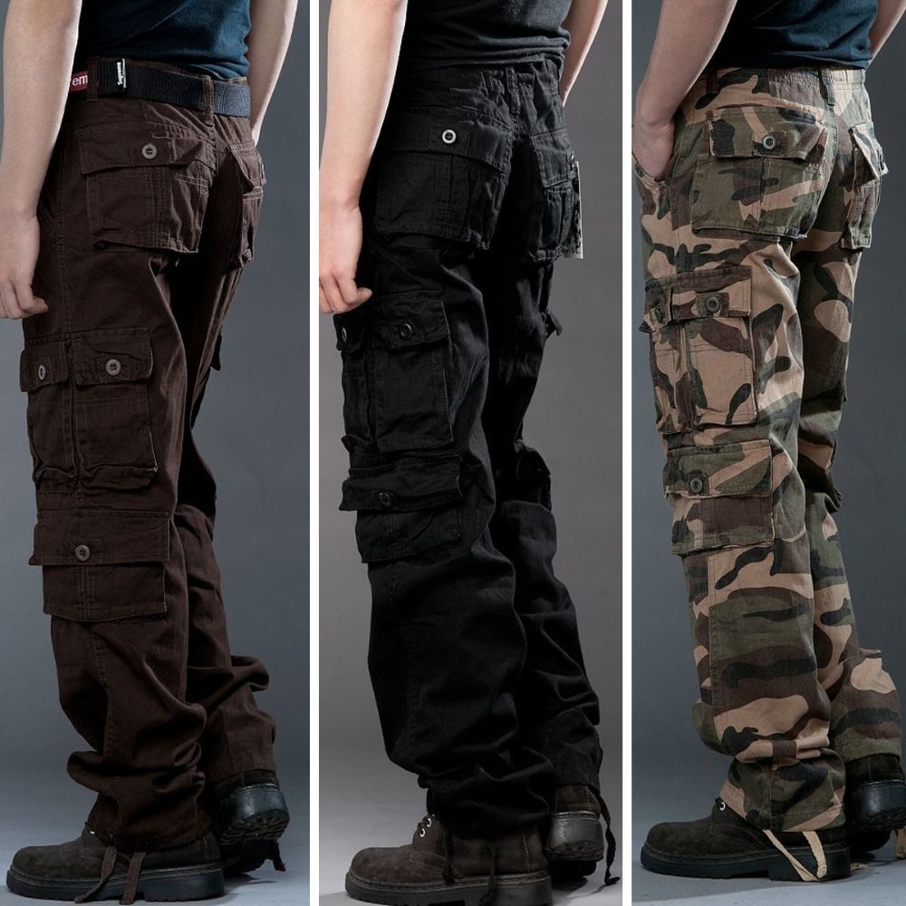 black camo cargo pants mens