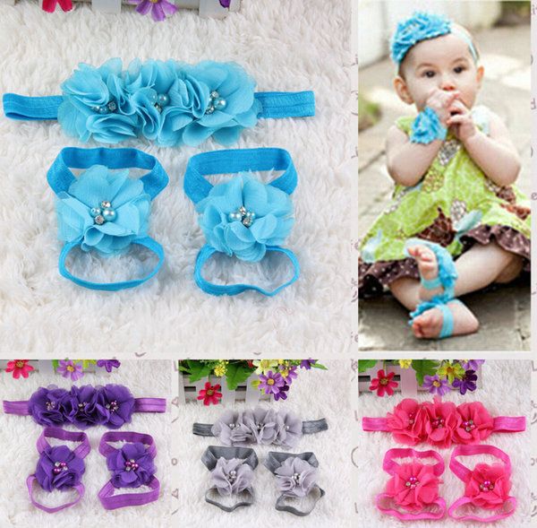 baby socks and headband set