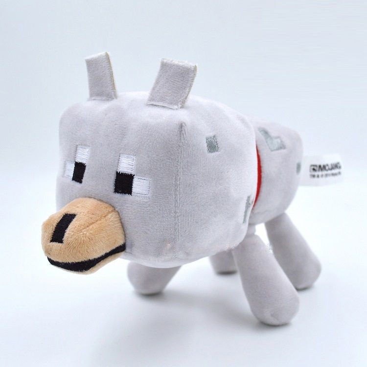 wolf plush minecraft