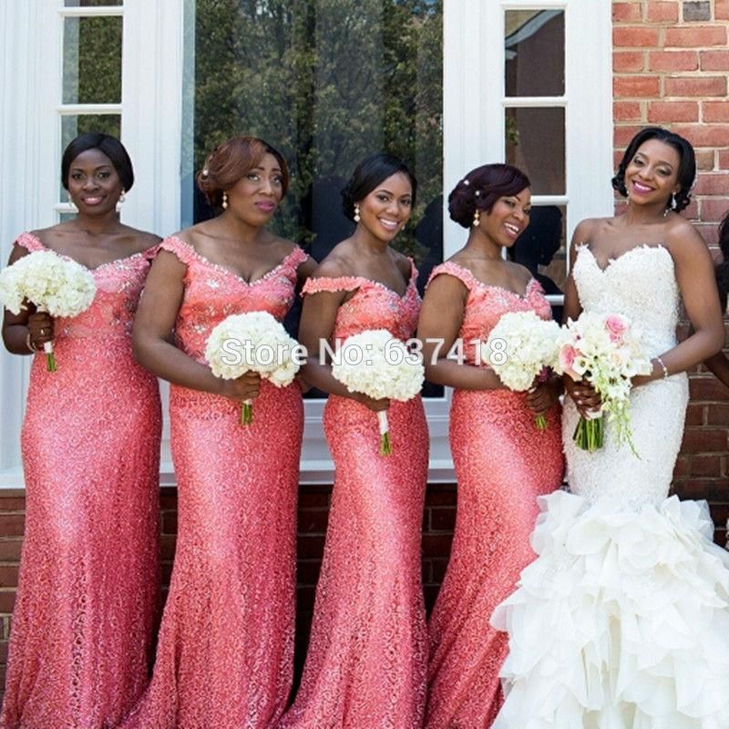 coral sequin bridesmaid dresses