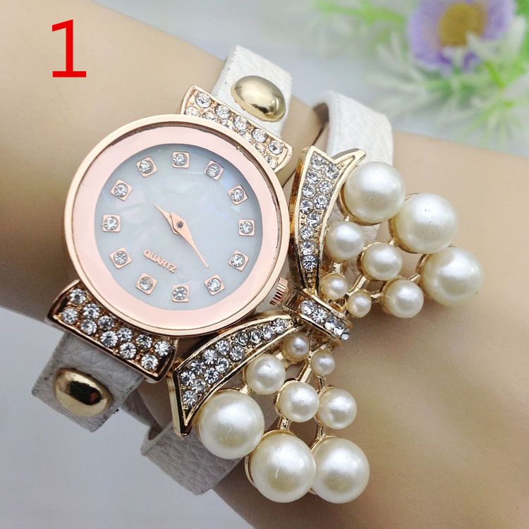 Hot New Bow Bracelet Watch Fashion Diamond Pearl Ladies Watch Fashion Woman Watches Vintage Bracelet Watch Shop Watches Online Shopping For Watches From Yyyy2661 2 08 Dhgate Com