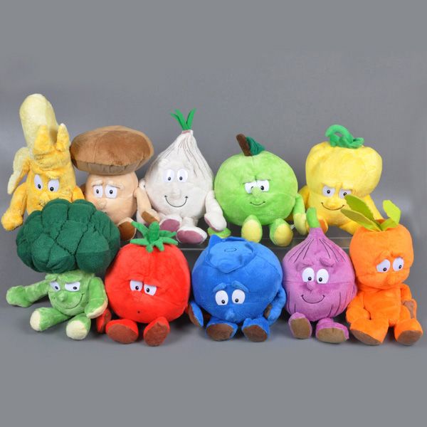 soft toy vitamins coop Tomato Eggplant puppets Goodness Gang plush soft toys 