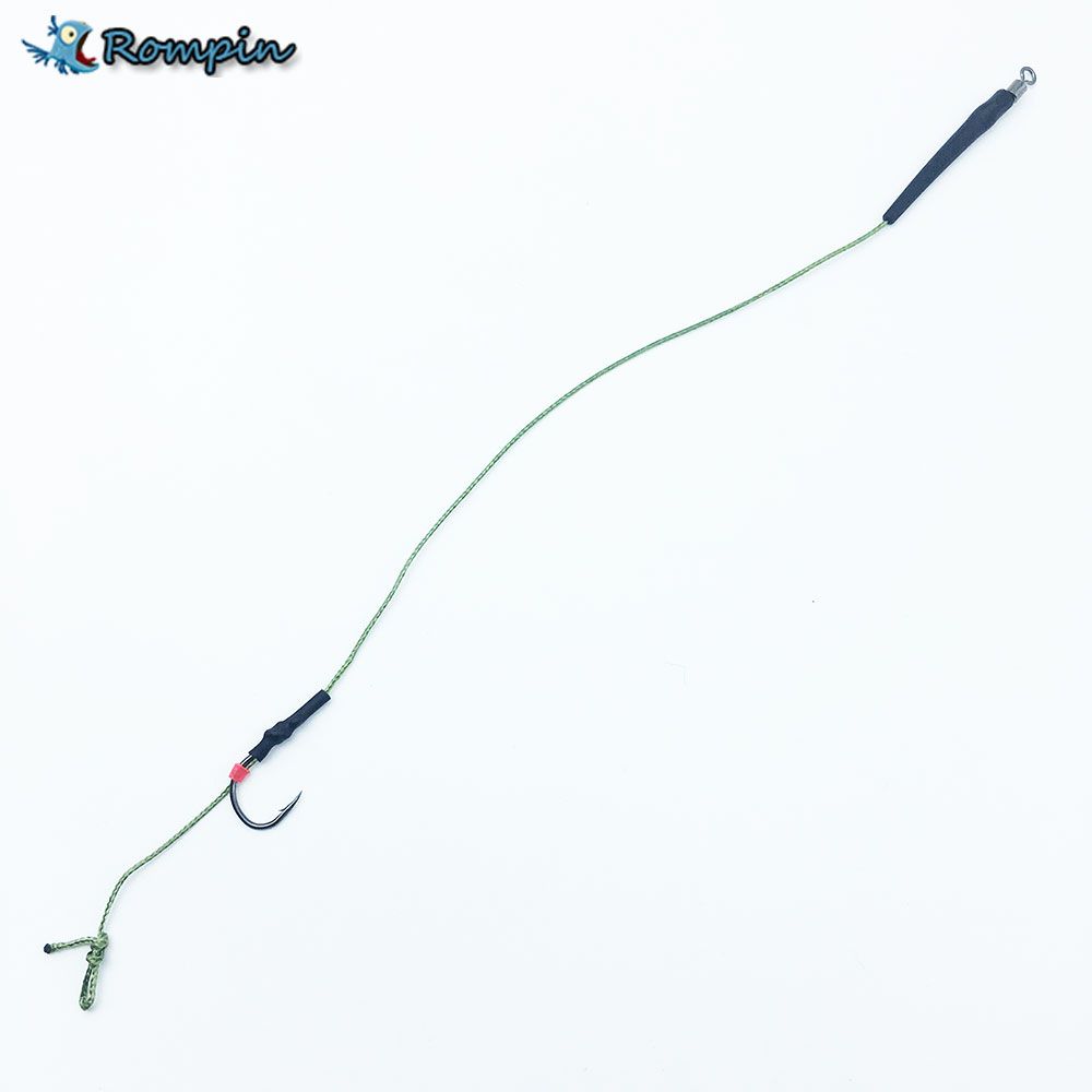2019 Rompin Carp Fishing Hook Link Ready Made Hair Combi Rig
