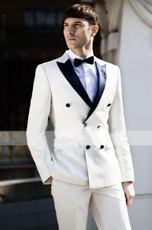 white prom dress and tux