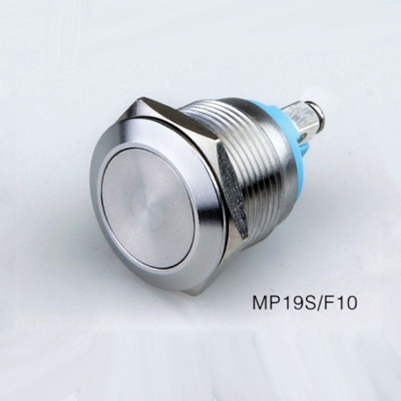 Etanche 24V 8mm Inox Métal Momentané Poussoir Bouton Interrupteur Voiture BA