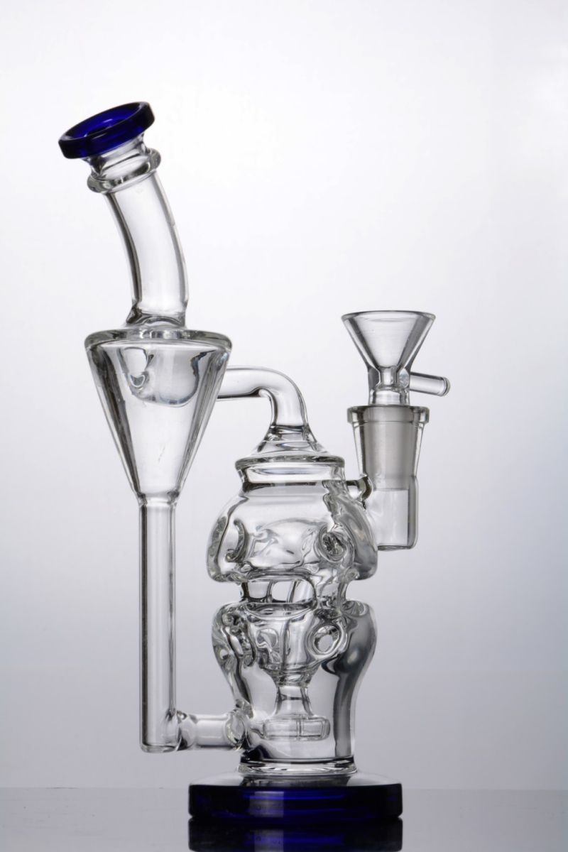 2021 Fabegg Glass Bongs Double Chamber Eggosphere Combo Of Ball Dab Rig