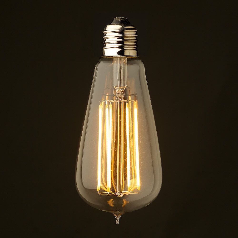 Warme Vintage Licht Industrie ST64 Filament Dekorative 2W 4W 6W 8W E27 Birne LED Warme Vintage Licht Industrie ST64 Filament Dekorative 2W 4W 6W 8W E27 Birne LED