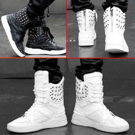 white hip hop sneakers