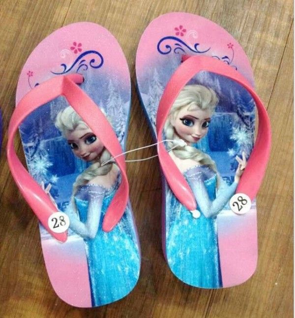 kids frozen slippers