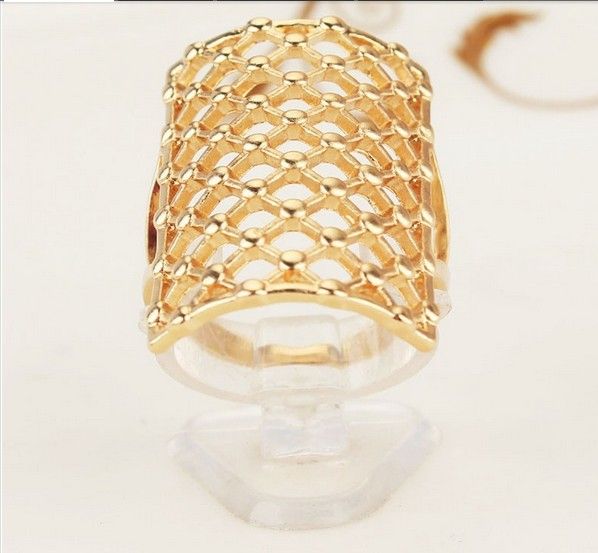 gold 4 finger ring
