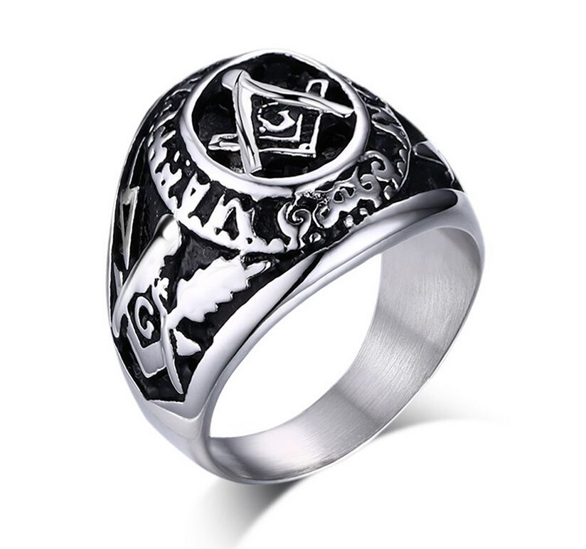 2020 20mm Mens Vintage Masonic Rings In Stainless Steel From Visonjewelry 6 03 Dhgate Com