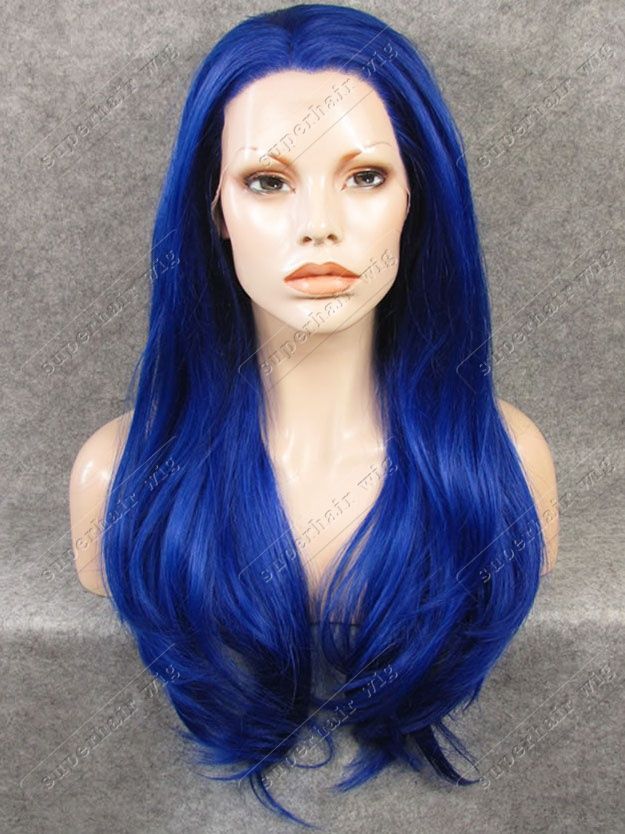 parrucca blu