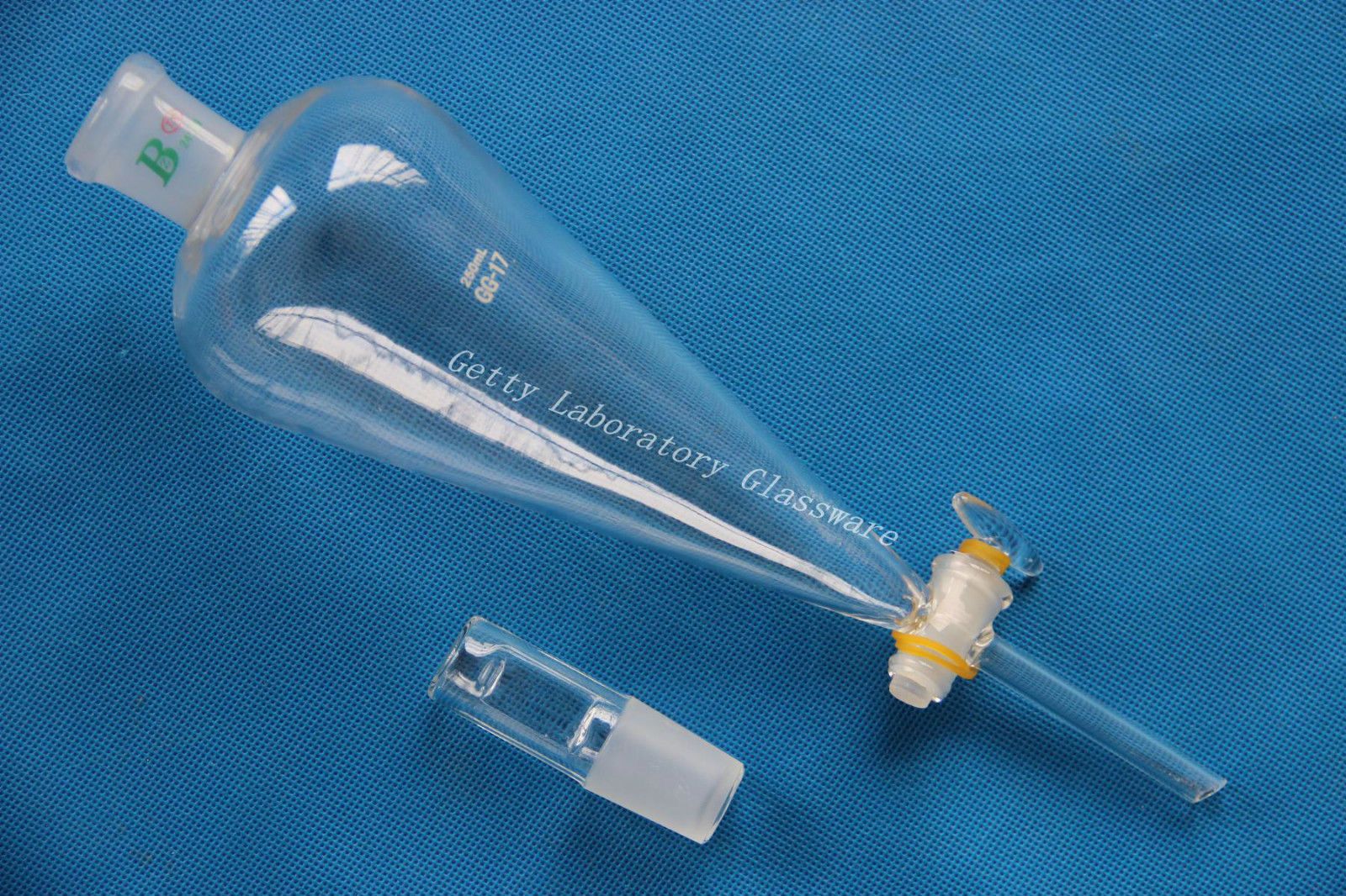2021 250mL Pyriform Separatory Funnel, Drop Funnel With Straight Tip