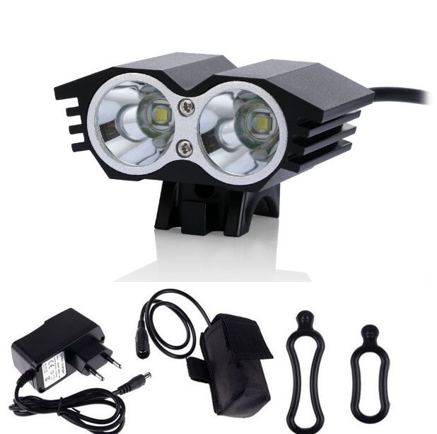 Nouveau 2015 lampe de vélo X2 2xCree XM-L U2 4-Modes 3000 lumen lumière de vélo (batterie 4 * 18650) Livraison gratuite