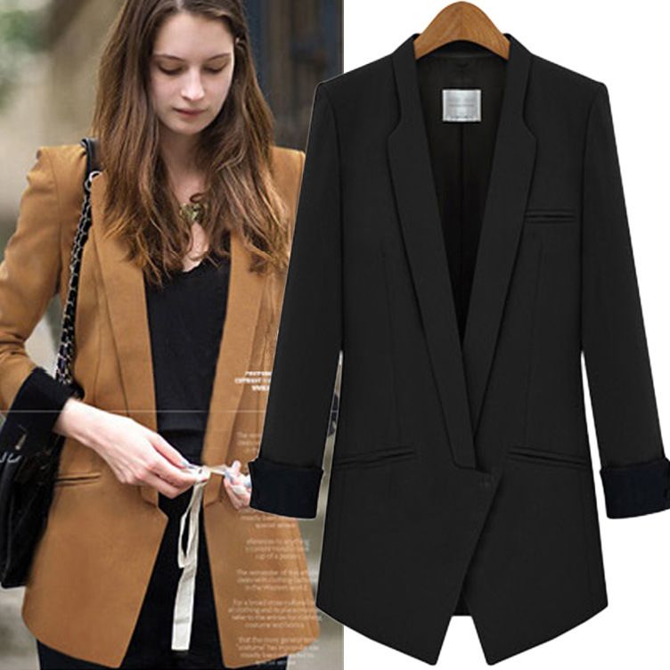 black formal jacket ladies