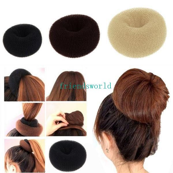 2019 Hot Selling Hair Rubber Bands Hair Volumizing Scrunchie Donut