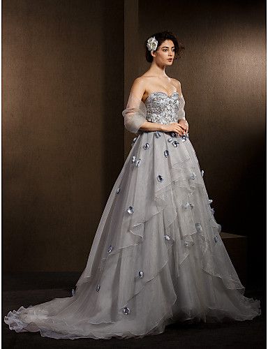 silver color gown