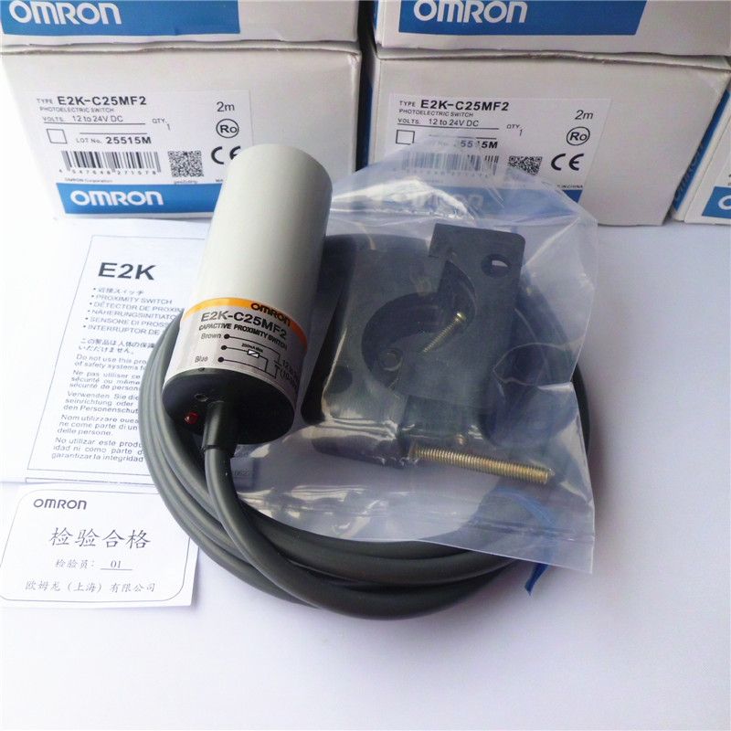 Omron E2K-C25MF1 #699 Lote 2 Interruptor de proximidad capacitivo 0F nuevo