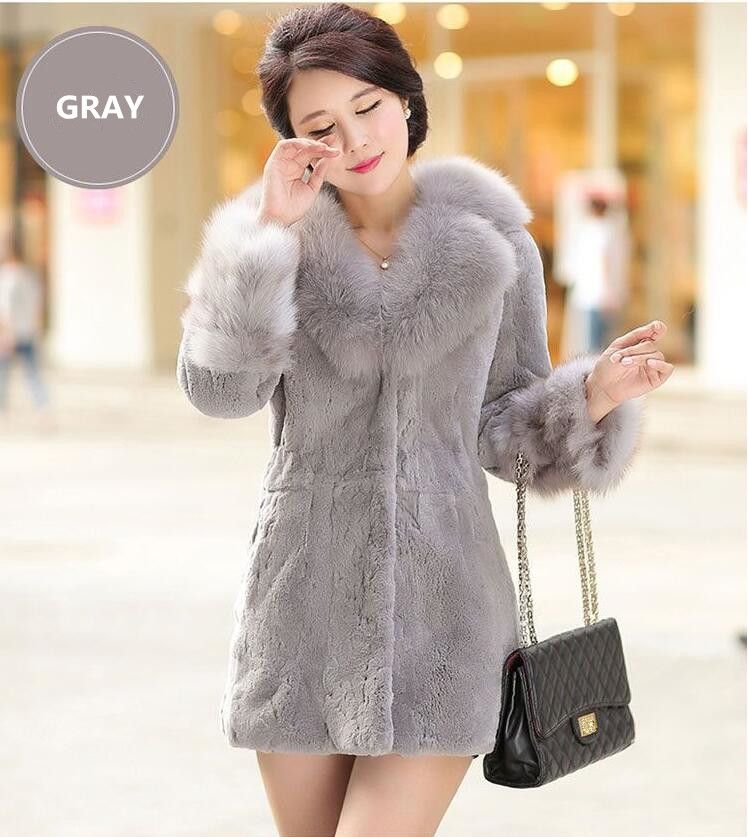 Whole Gender Noble And Elegant Faux Fur Jacket Long Women Clothing 2018 New Autumn Winter Coat Fashion Casual Was Thin Imitation Rex Rabbit At 56 45 Dhgate Com Elegant Faux Fur Jacket, Elegant Faux Fur Coats