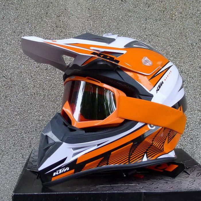 orange helmet for ktm