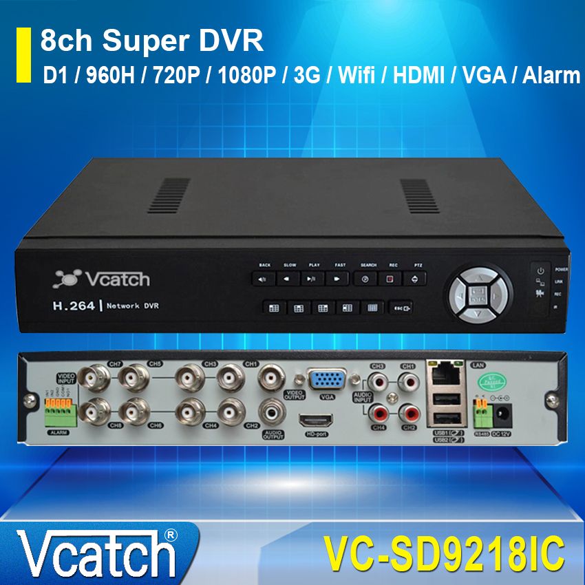 Vcatch DVR 8ch ONVIF 8ch H.264 Super 