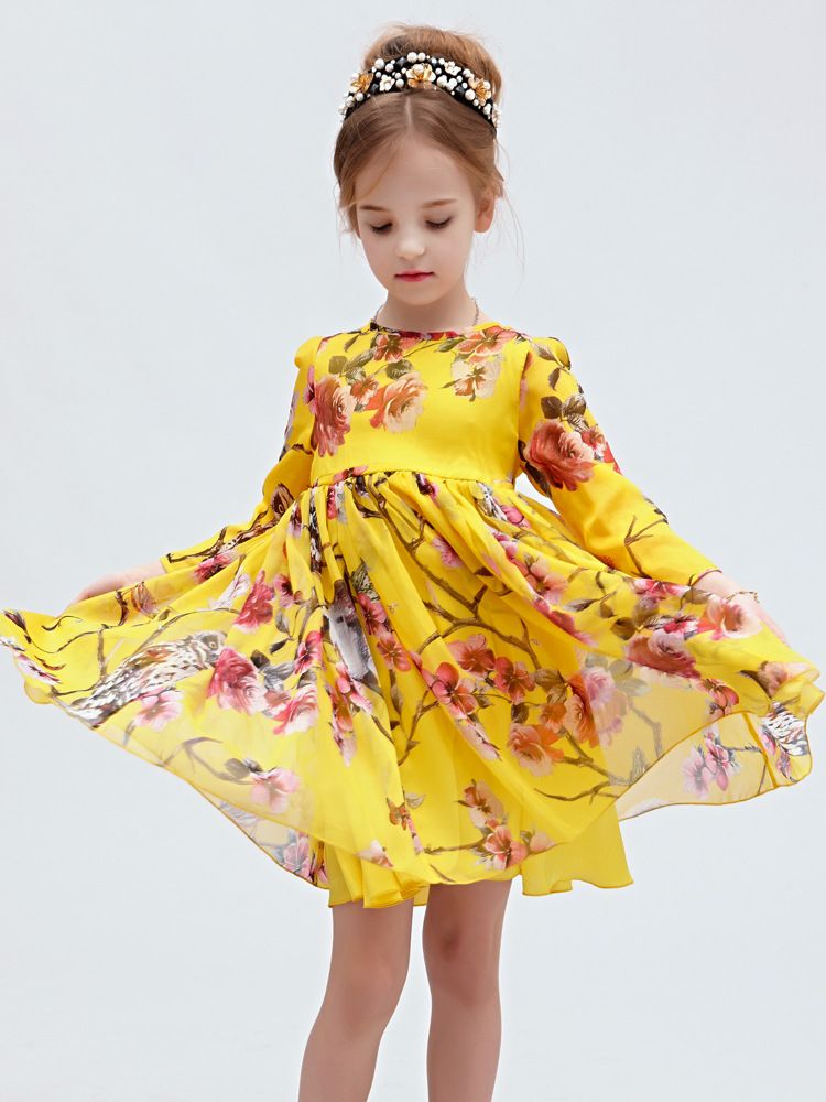 childrens chiffon dresses