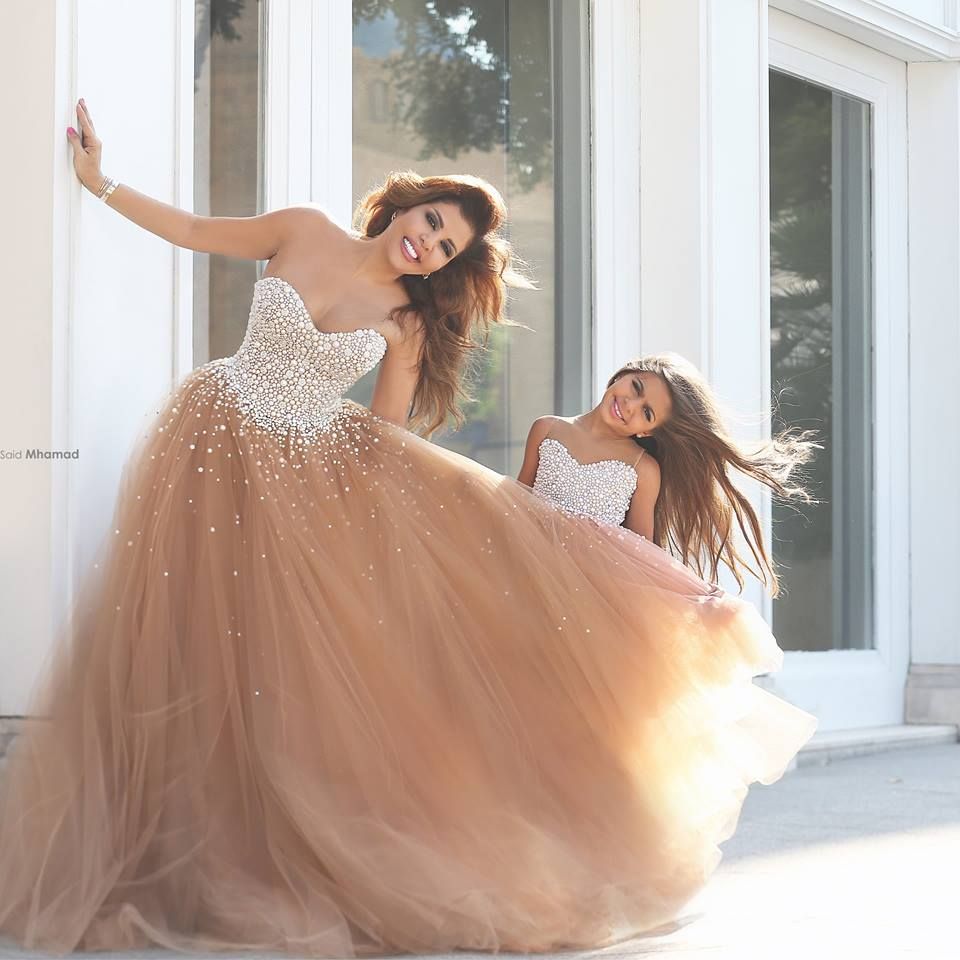 tulle ball gown prom