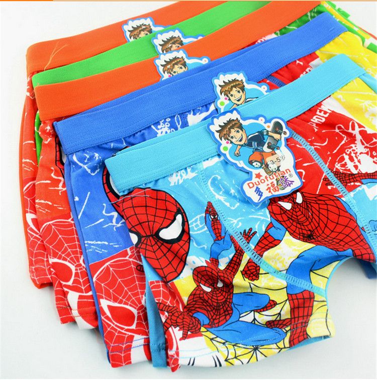 Spider-Man Boys Boxers Pack of 4 Kids Underwear