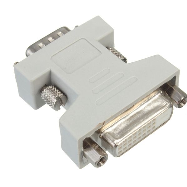 Hot DVI-D Female Analog to 15-pin VGA Male Connector Adapter dual link 24+1
