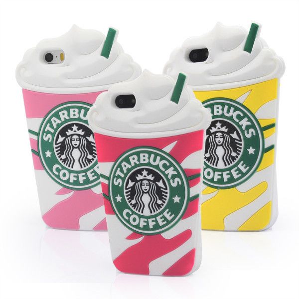 coque iphone 5 silicone 3d starbuck