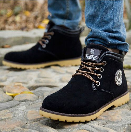 mens casual suede boots