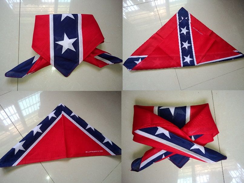 Discount Confederate Rebel Flag Bandanas Flag Print Bandana/Headband